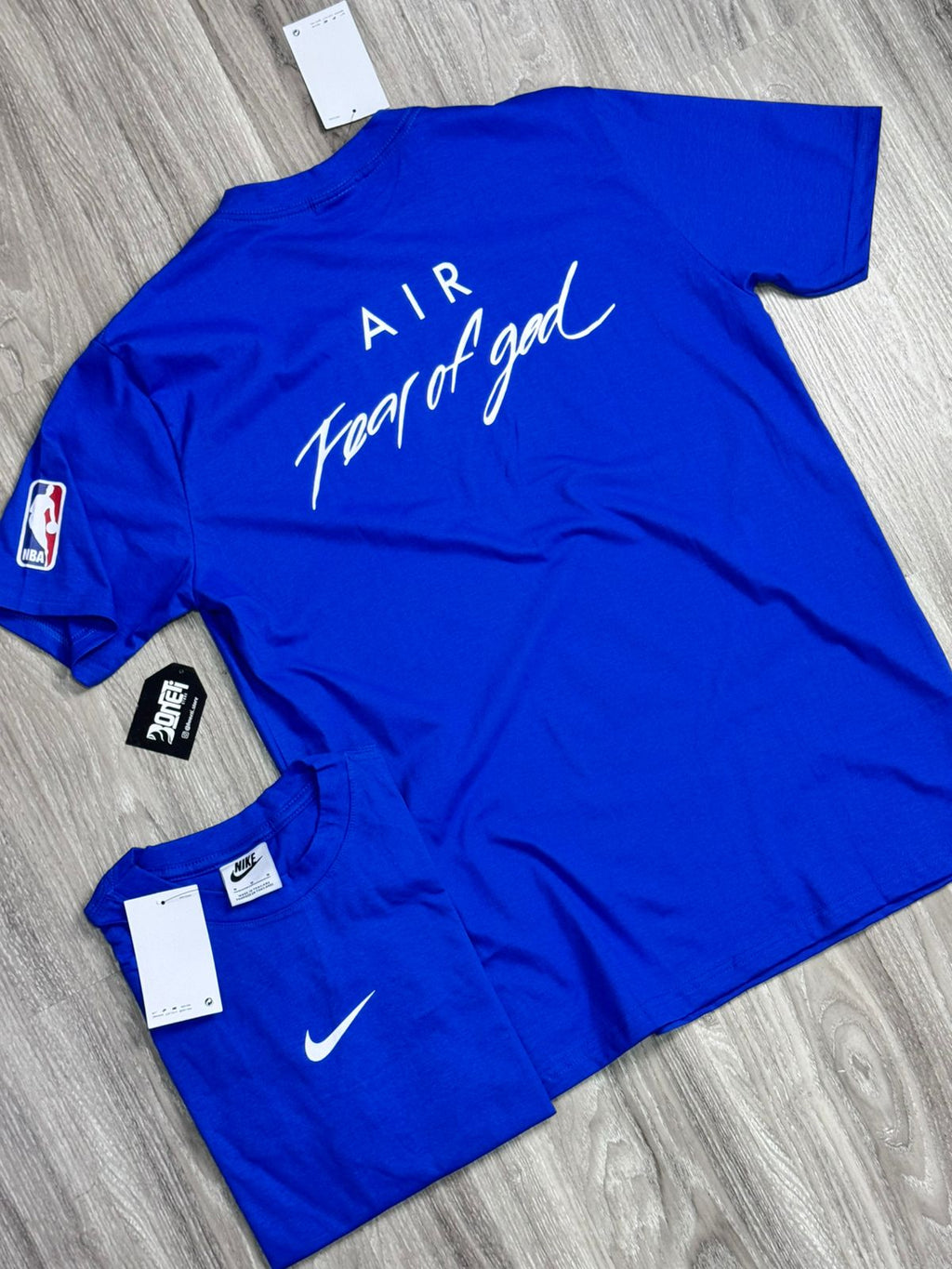 CAMISETA NK FEAR OF GOD - AZUL ROYAL