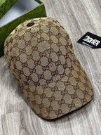 BONÉ GC CANVAS MARROM
