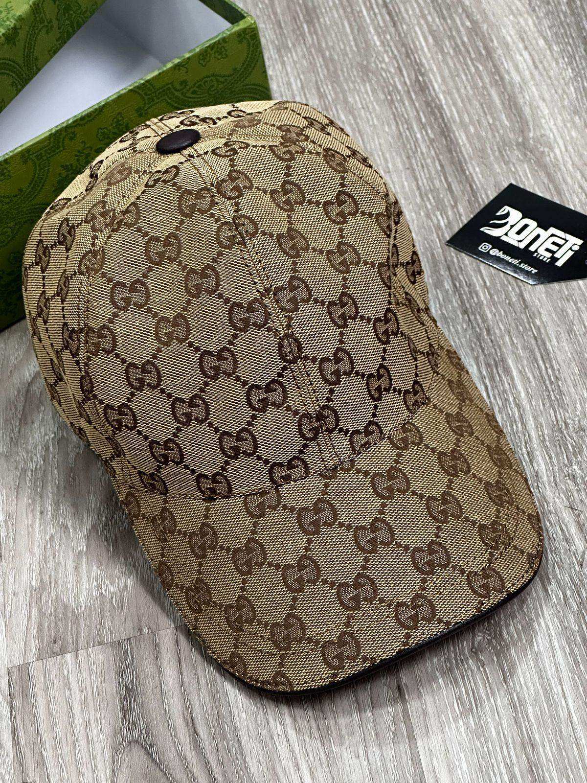 BONÉ GC CANVAS MARROM