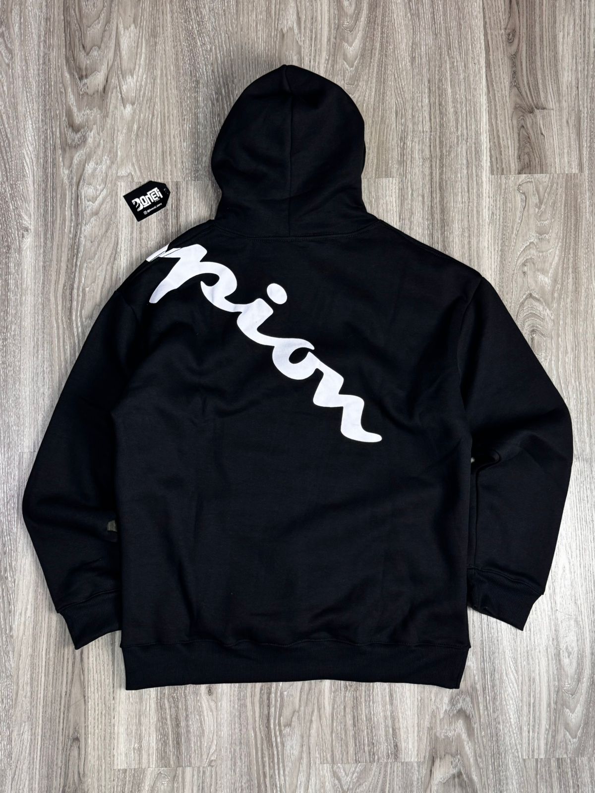 MOLETOM CANGURU CHAMPION BIG LOGO - PRETO