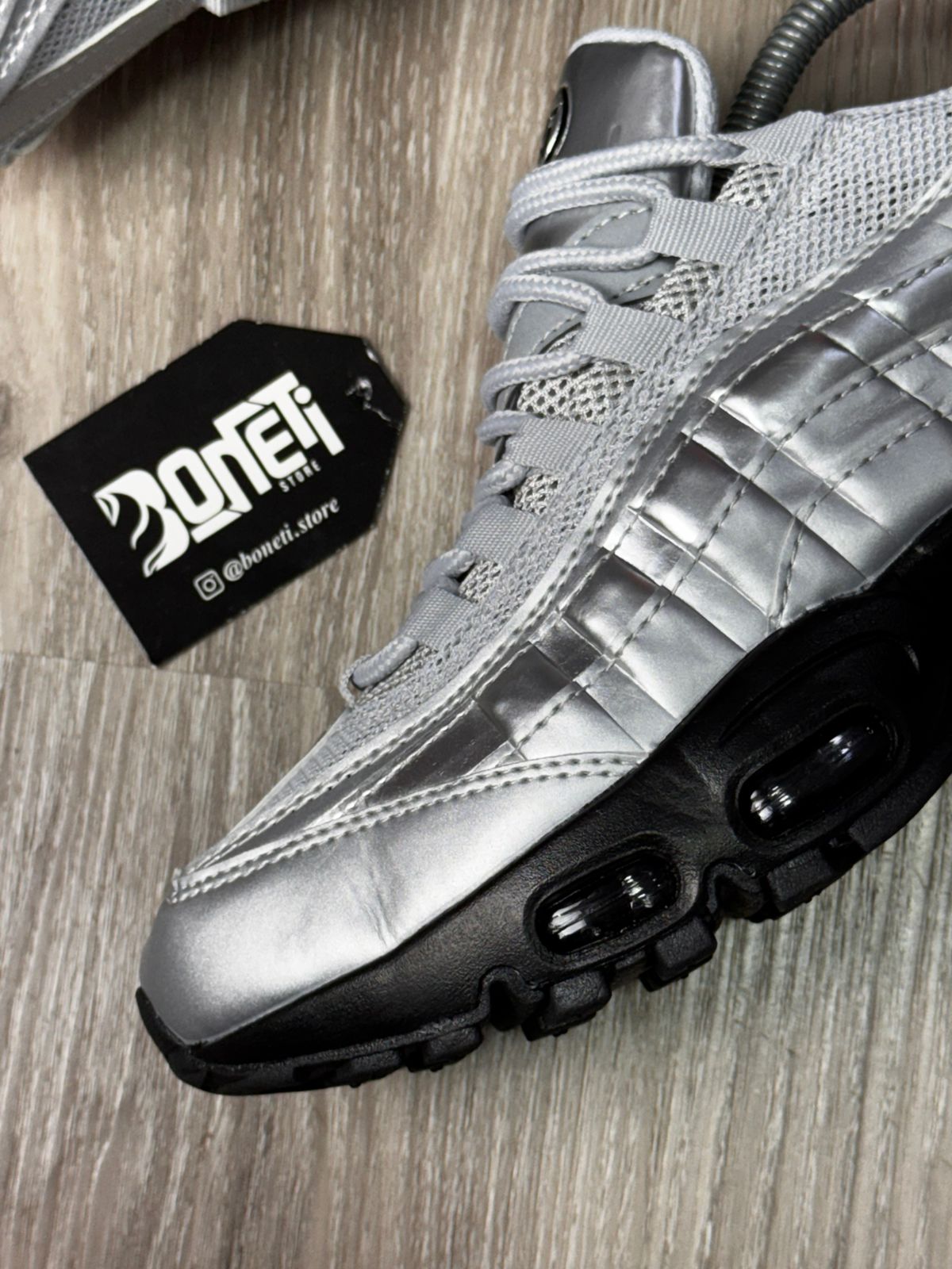 TÊNIS NK AIR MAX 95 TOTAL 90  - CINZA