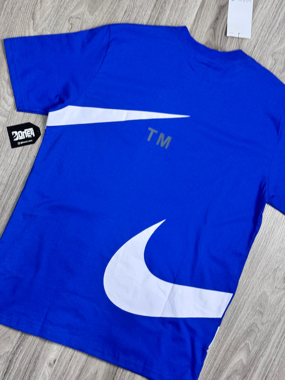 CAMISETA NK BIG SWOOSH TM - AZUL ROYAL
