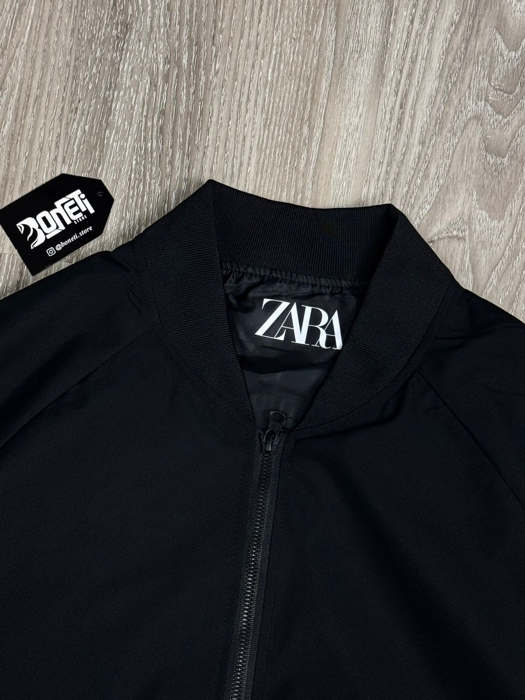 JAQUETA BOMBER ZARA - PRETA