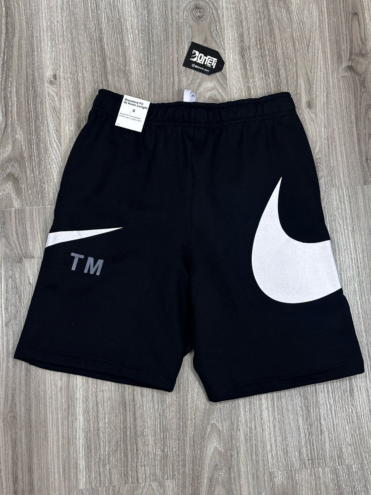 SHORTS MOLETOM NK BIG SWOOSH TM - PRETO