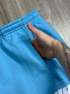 SHORTS MOLETOM NK ICON - AZUL