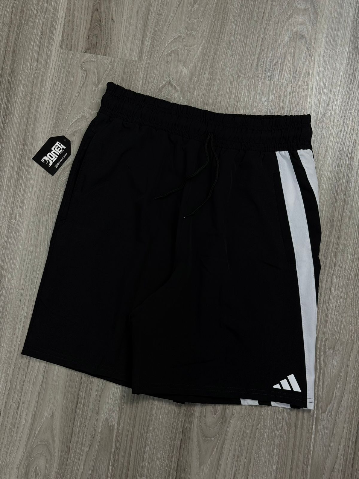 SHORTS TACTEL ADD CHELSEA LISTRA - PRETO