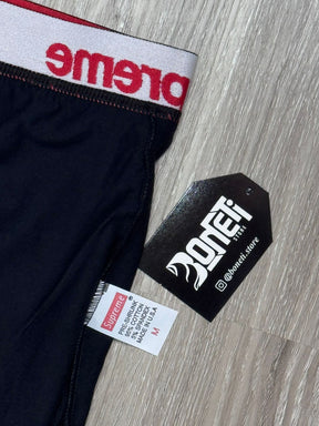 CUECA BOXER SUP - PRETO E VERMELHO