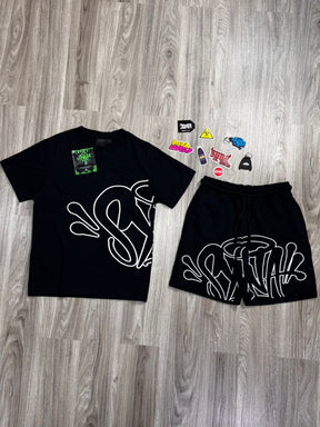 CONJUNTO SYNA WORLD SUMMER - BLACK WHITE
