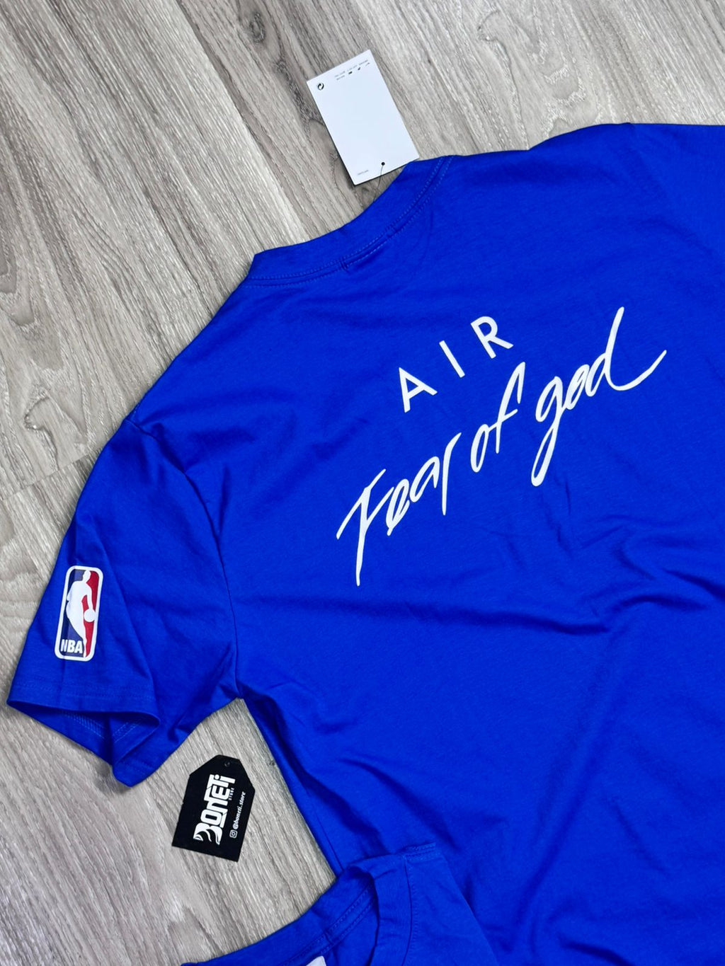 CAMISETA NK FEAR OF GOD - AZUL ROYAL