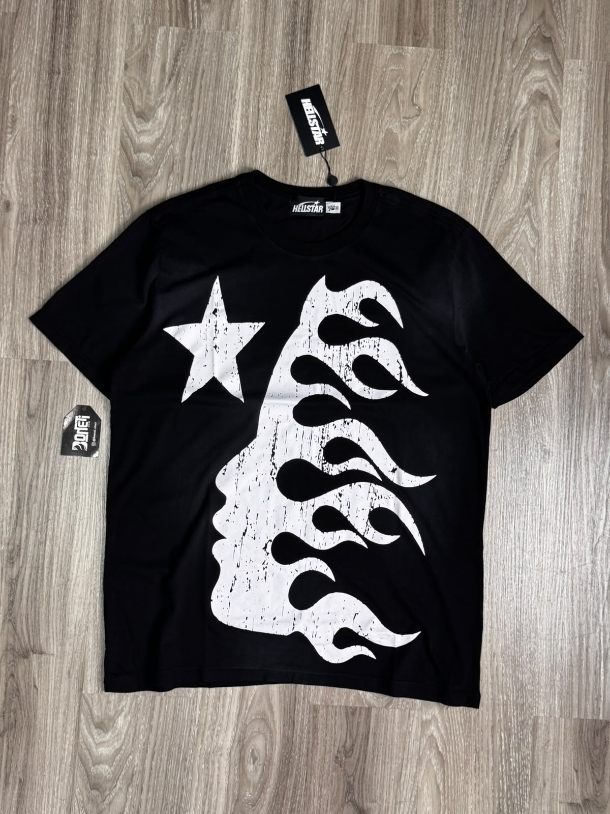 CAMISETA HELLSTAR FUTURE FLAME - PRETA