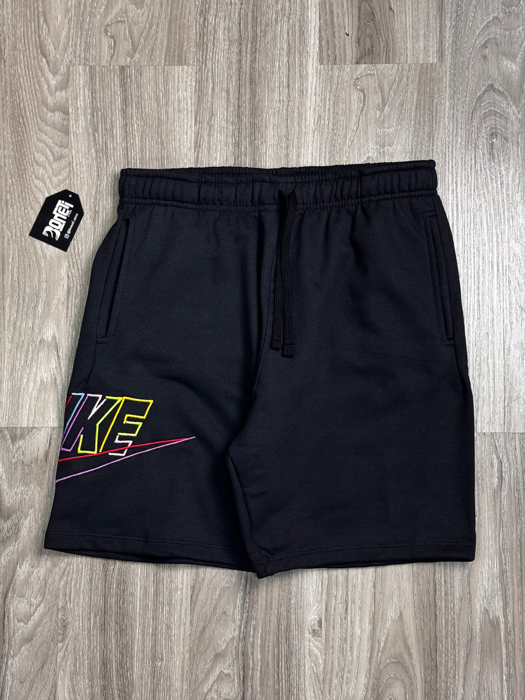 SHORTS MOLETOM NK COLOR - PRETO