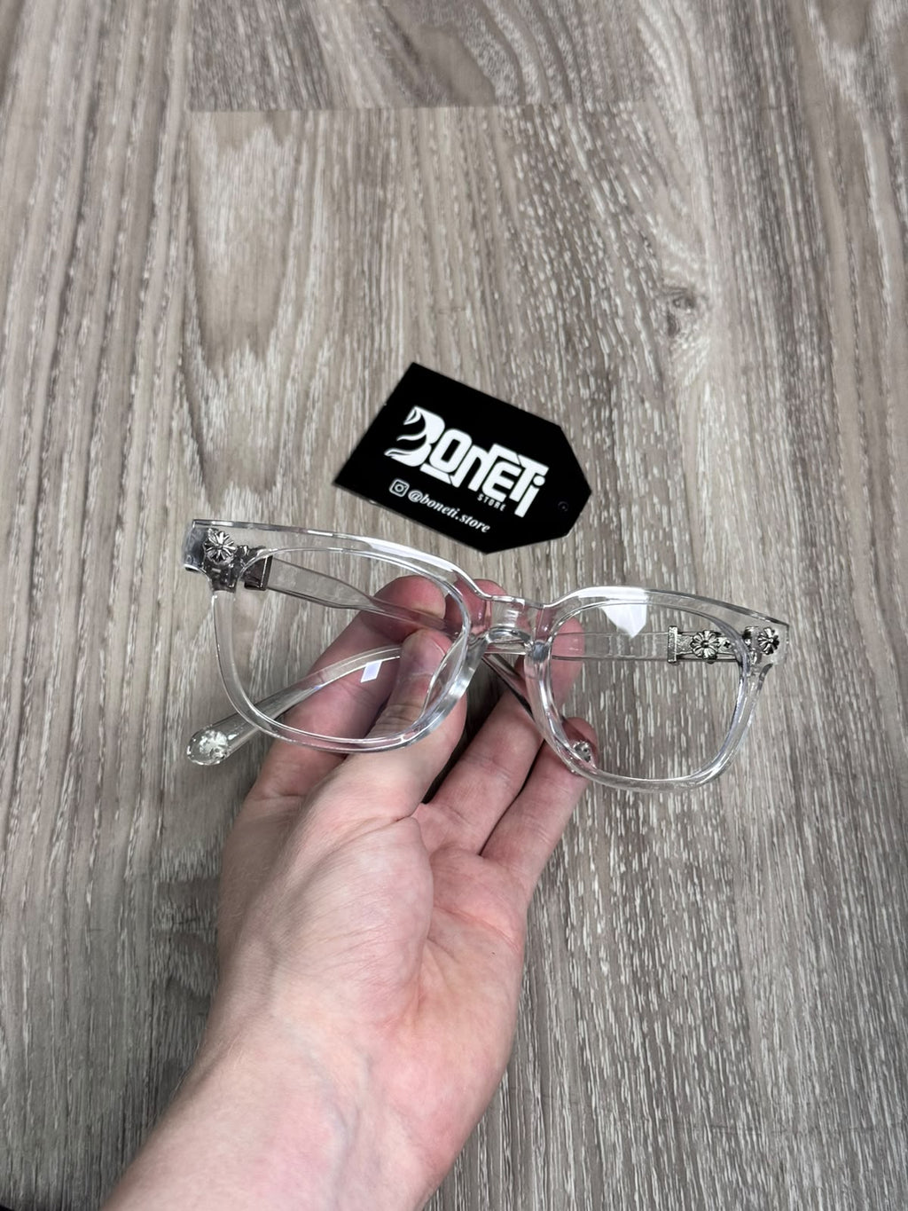ÓCULOS CHROME HEARTS CLEAR