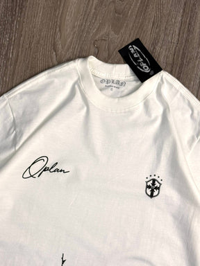 CAMISETA OVERSIZED OPLAN ESPERANÇA - OFFWHITE