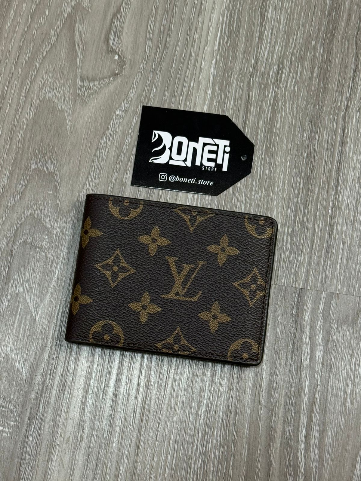 CARTEIRA LV ECLIPSE - MARROM