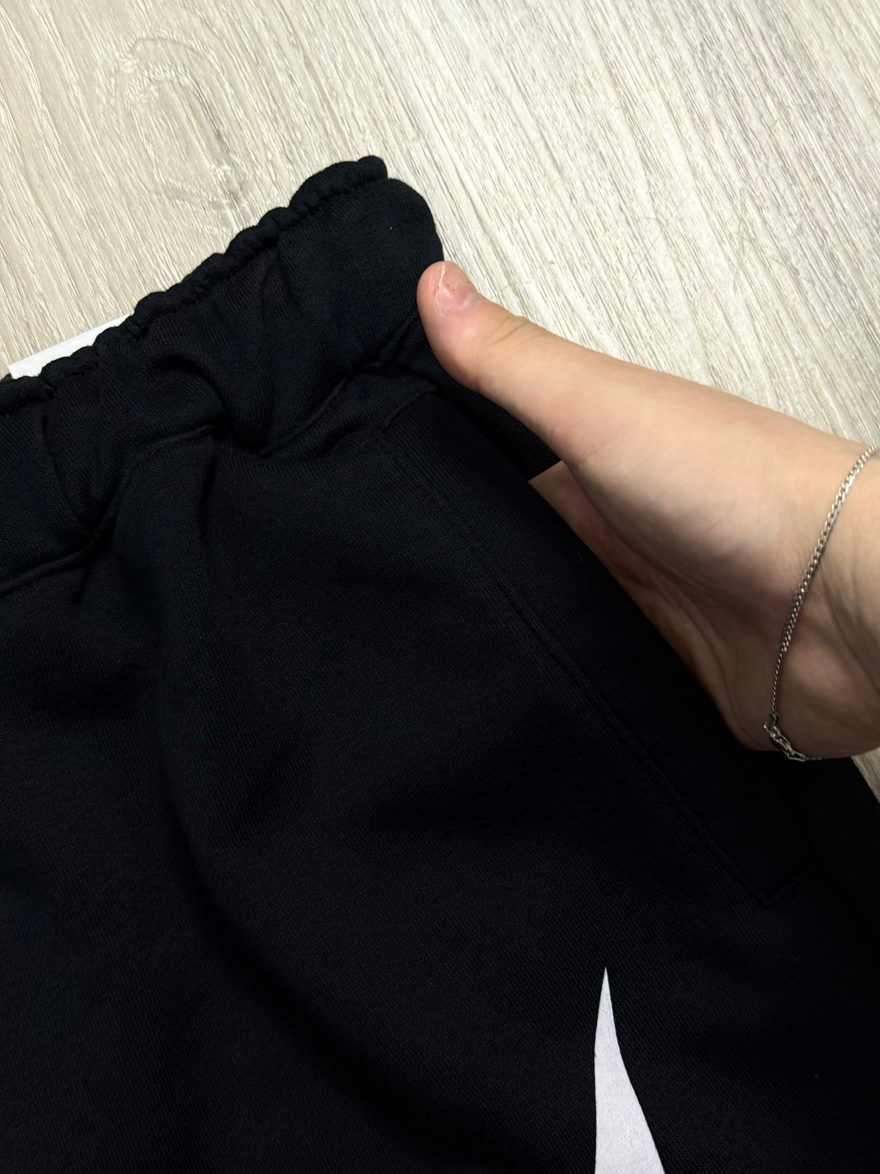 SHORTS MOLETOM NK BIG SWOOSH TM - PRETO