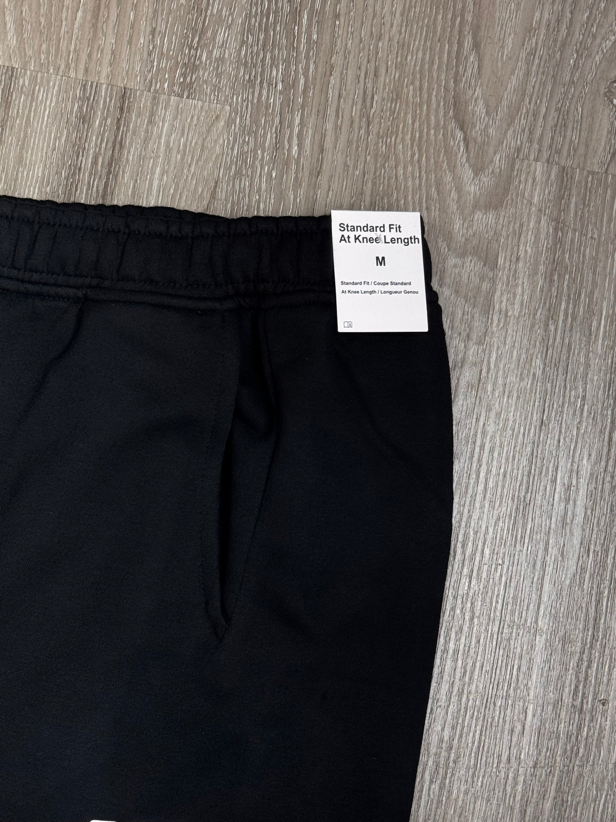 SHORTS MOLETOM NK ICON 02 - PRETO