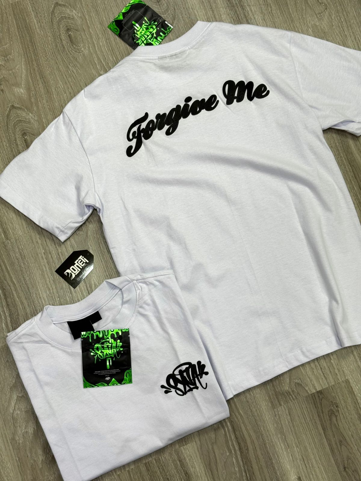 CAMISETA SYNA SIMPLE FORGIVE ME - BRANCA
