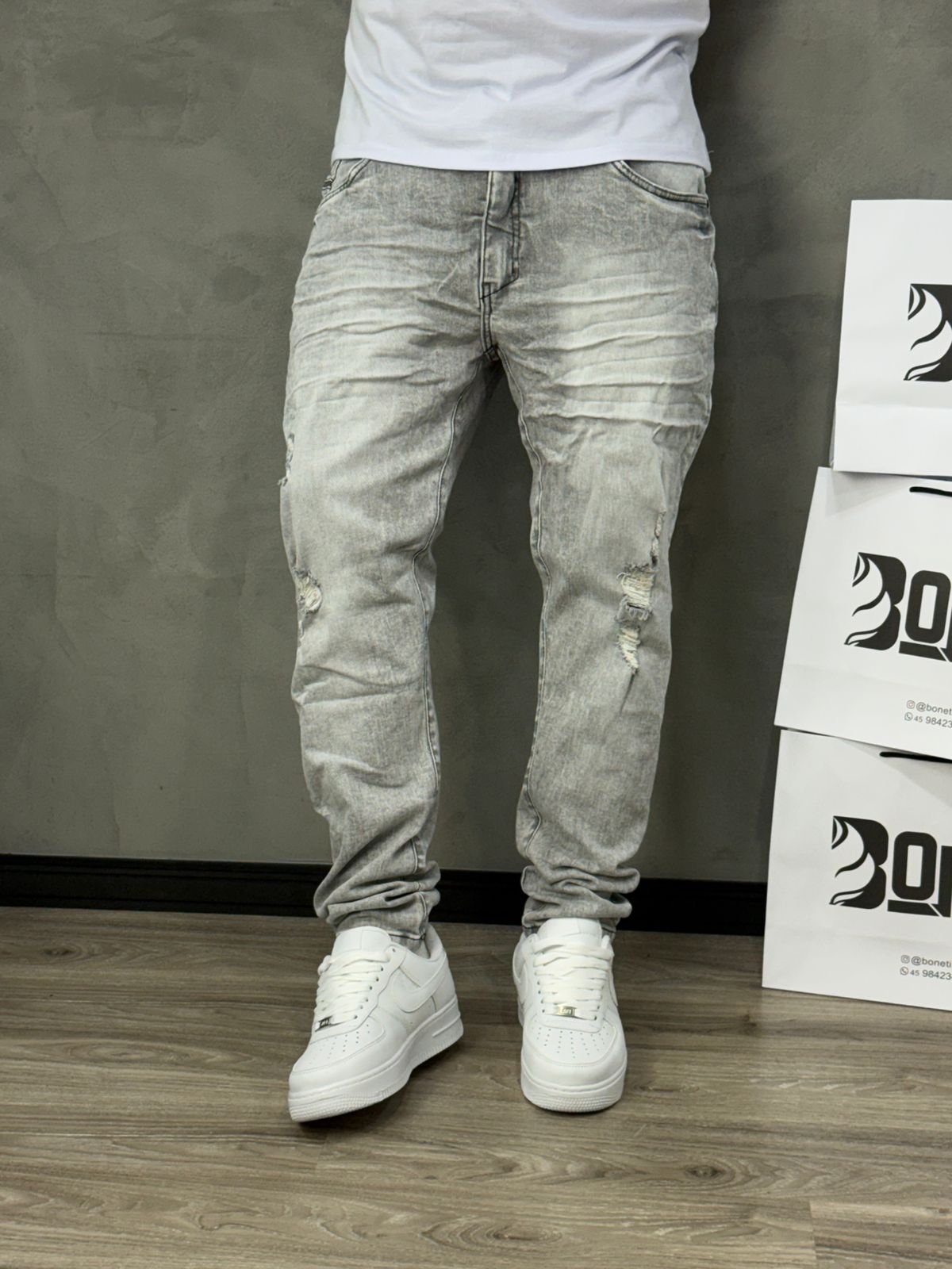 CALÇA JEANS SKINNY CLARA RASGO JAY JONES - 8432