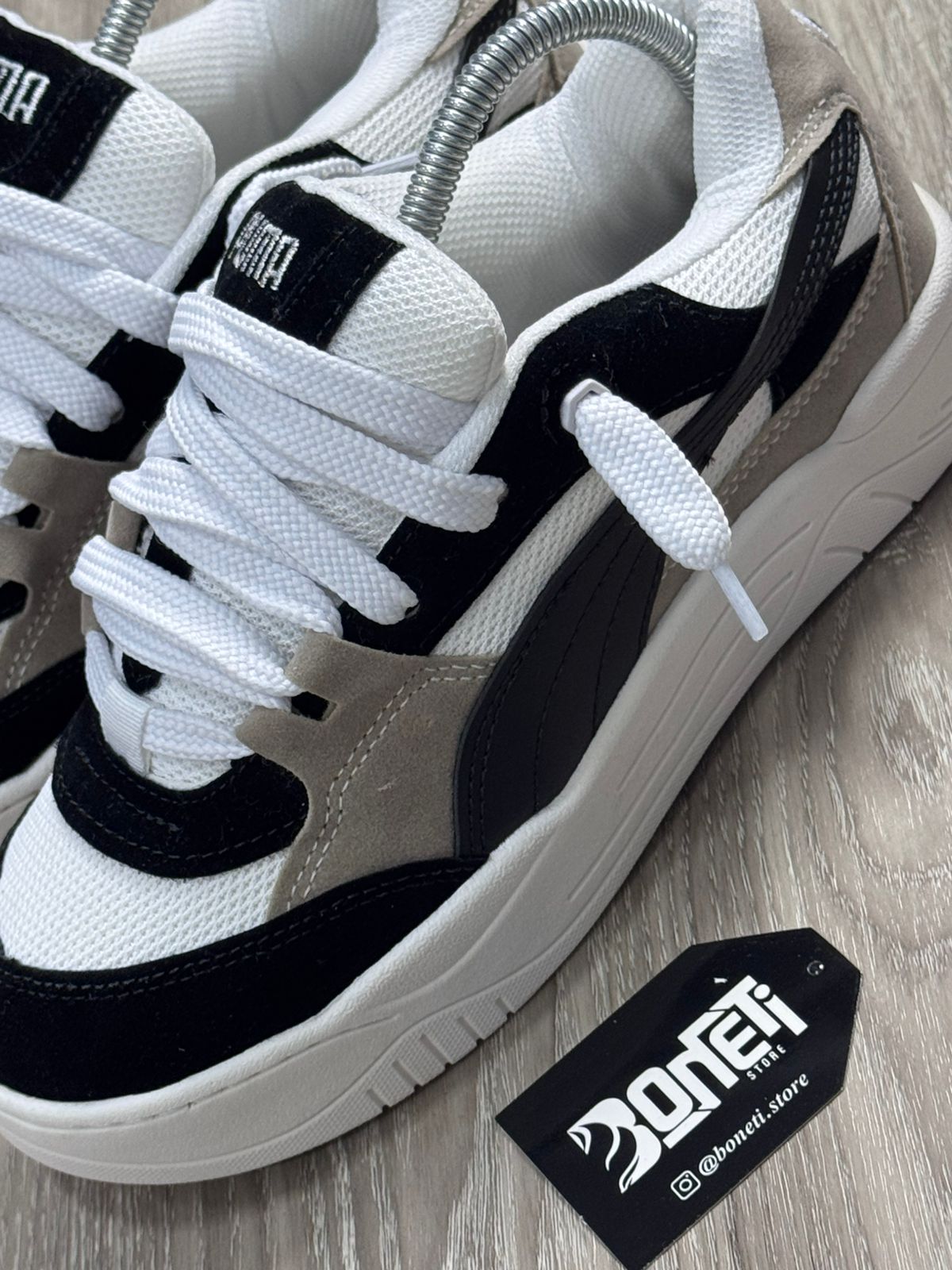 TÊNIS PM 180 - PRETO CAQUI