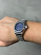 RELÓGIO PATEK NAUTILUS - PRATA BLUE