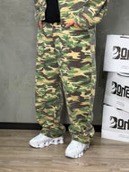 CALÇA JEANS BARREL PRESENCE CAMUFLADA