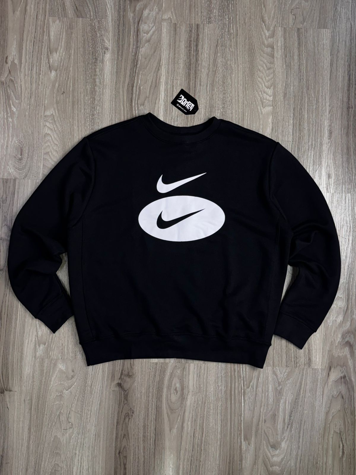 MOLETOM CARECA NK SWOOSH LEAGUE - PRETO