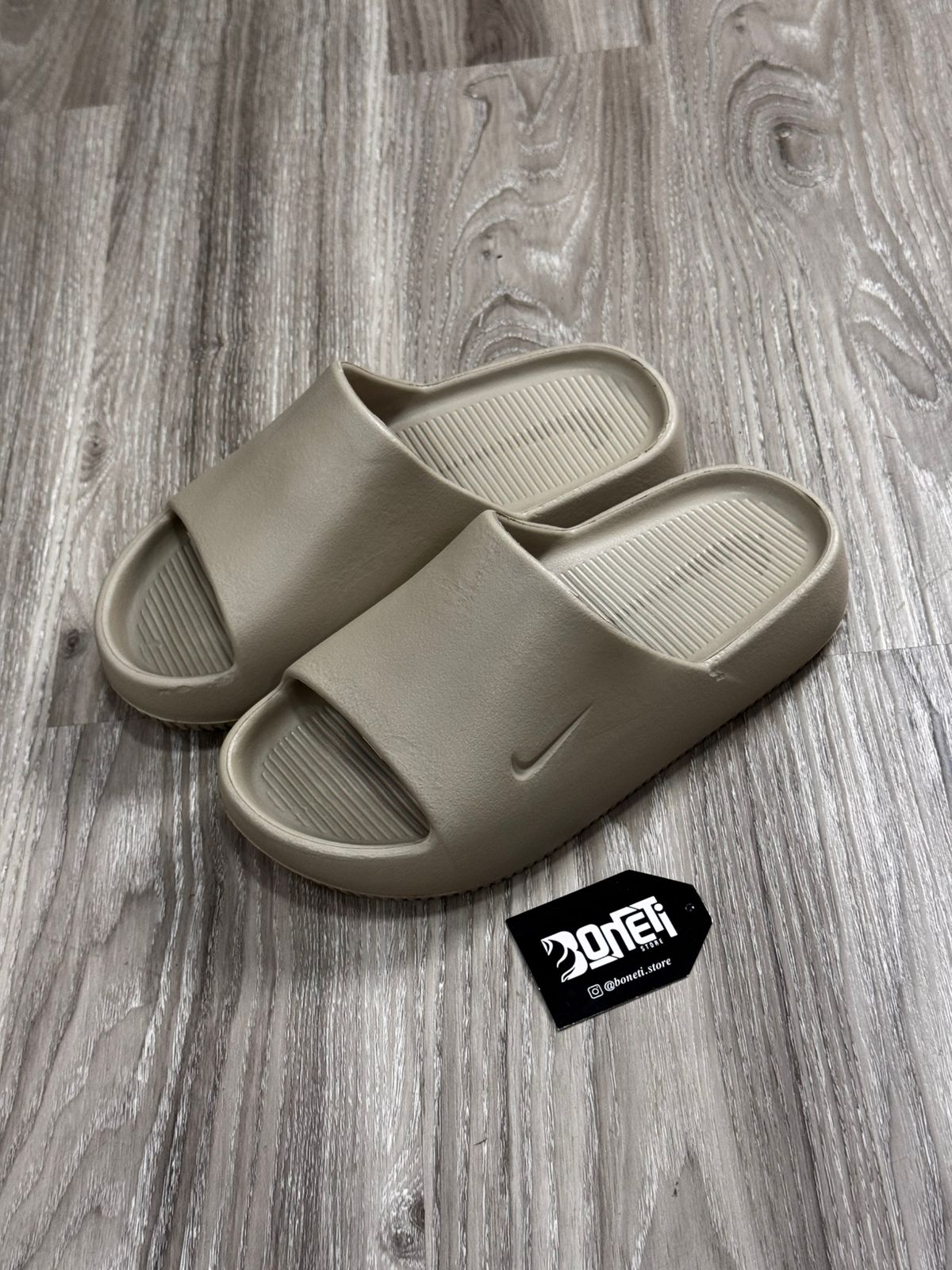CHINELO SLIDE NK CALM - BEGE