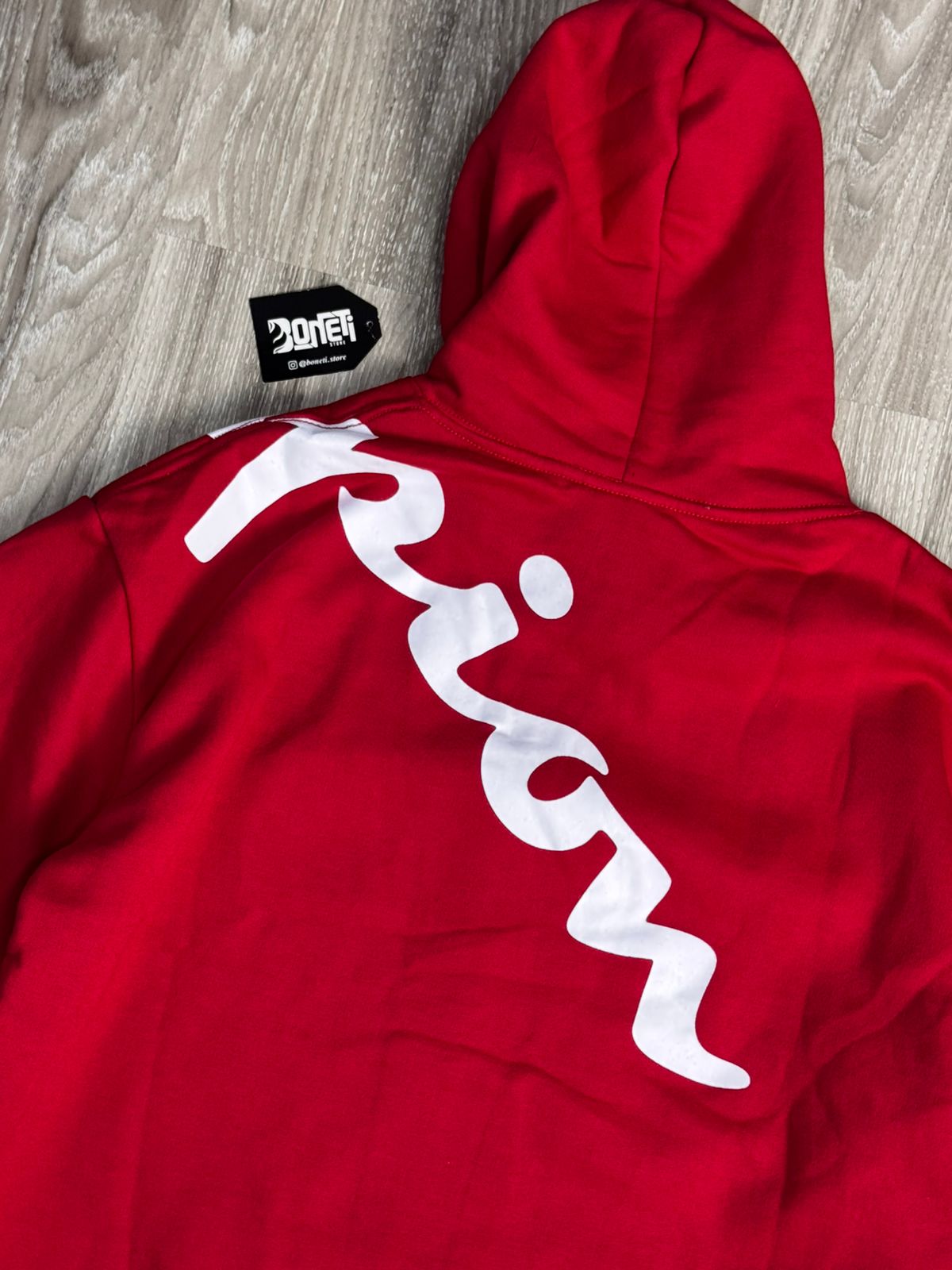 MOLETOM CANGURU CHAMPION BIG LOGO - VERMELHO
