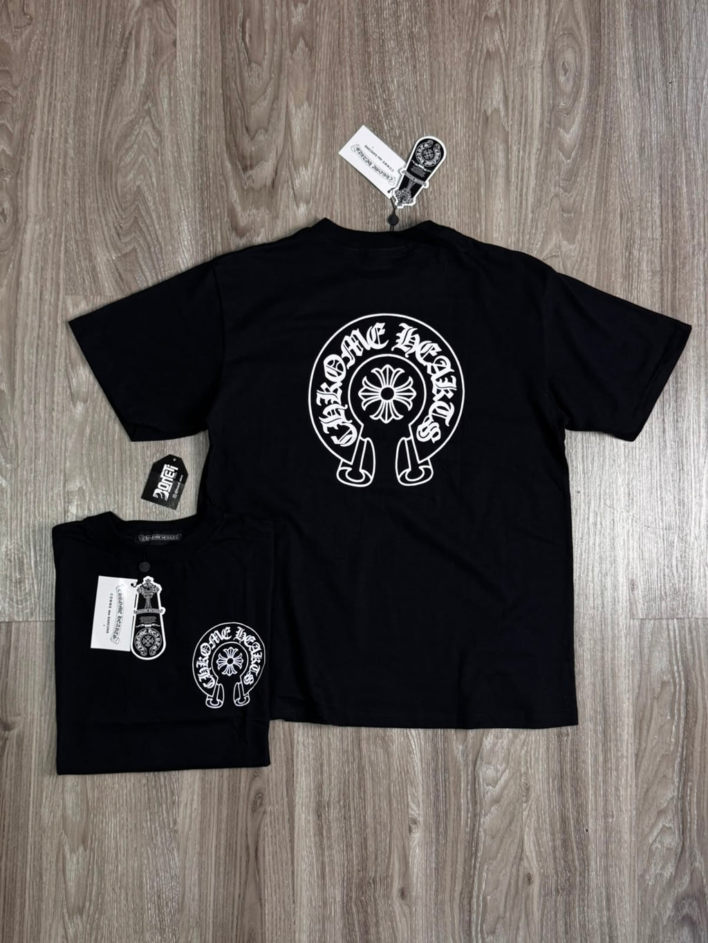 CAMISETA CHROME HEARTS LOGO CLASSIC - PRETA