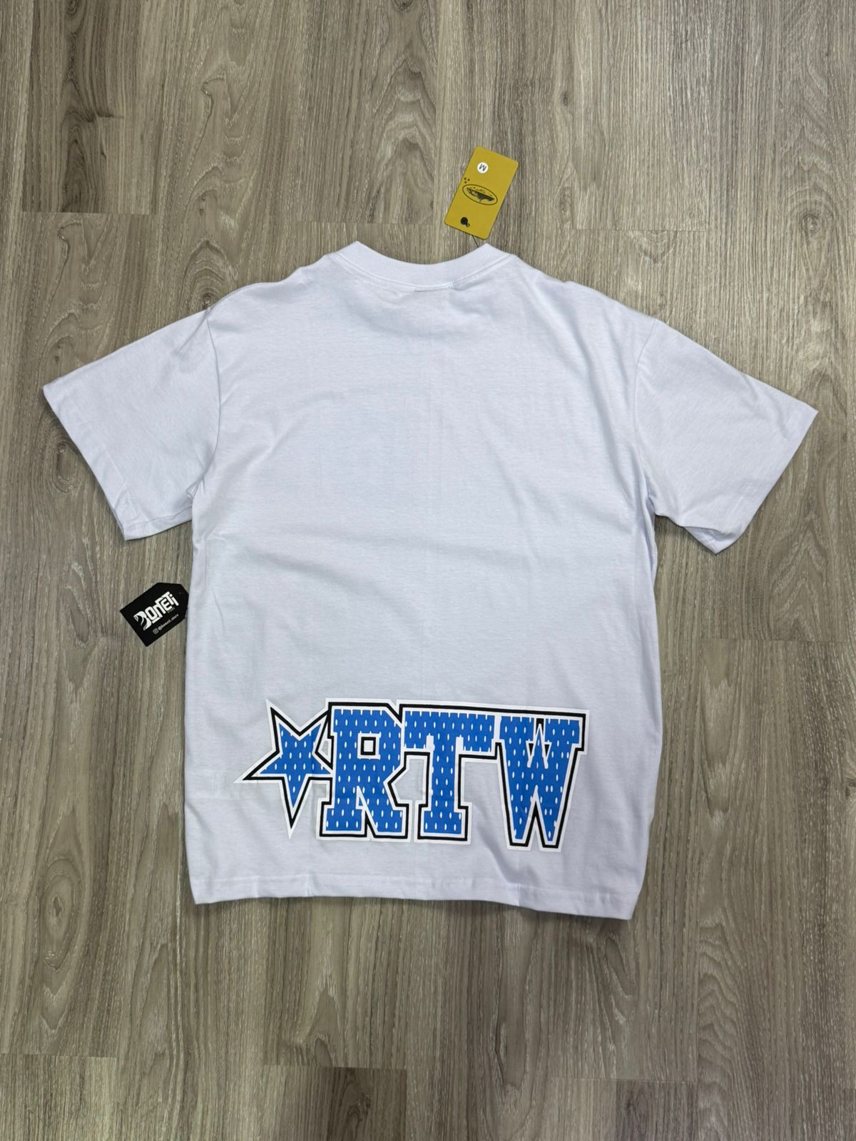 CAMISETA CORTEIZ STAR RTW BLUE - BRANCA