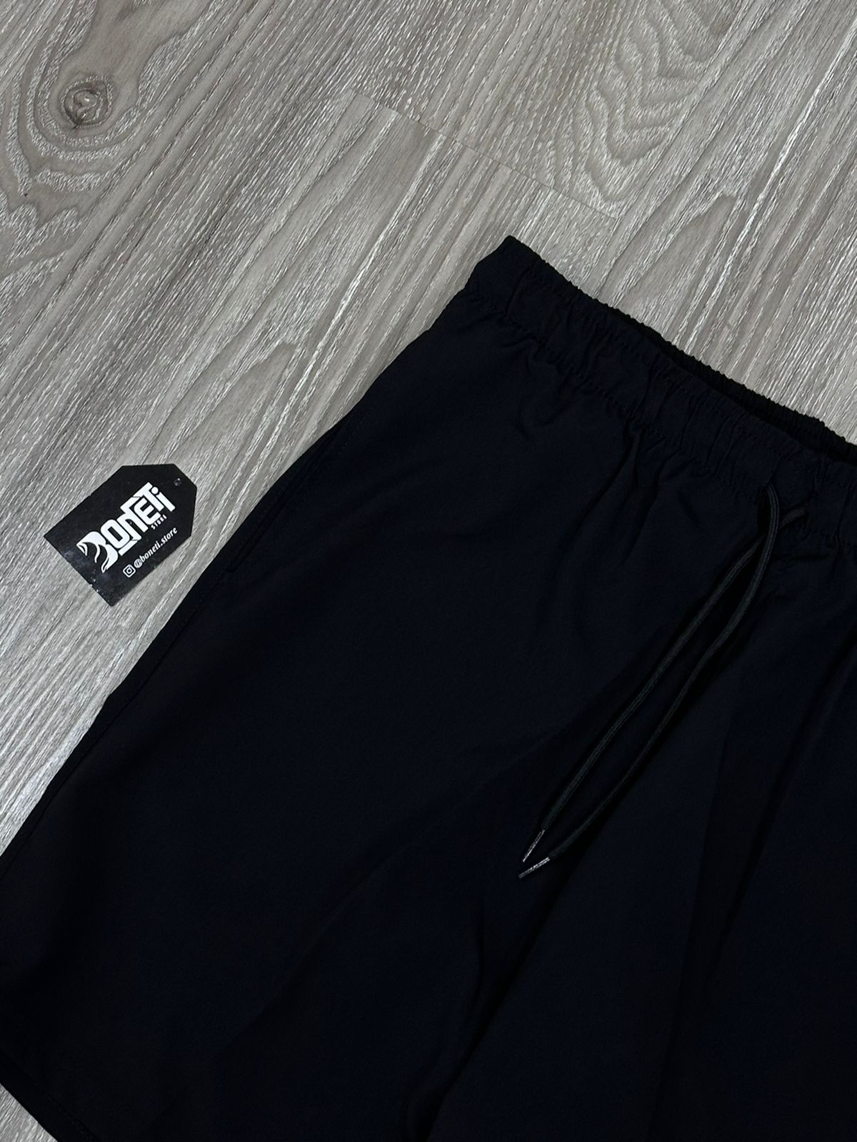 SHORTS TACTEL NK CLUB FLOW - PRETO