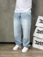CALÇA JEANS RETA CLARA CITY DENIM - 6130