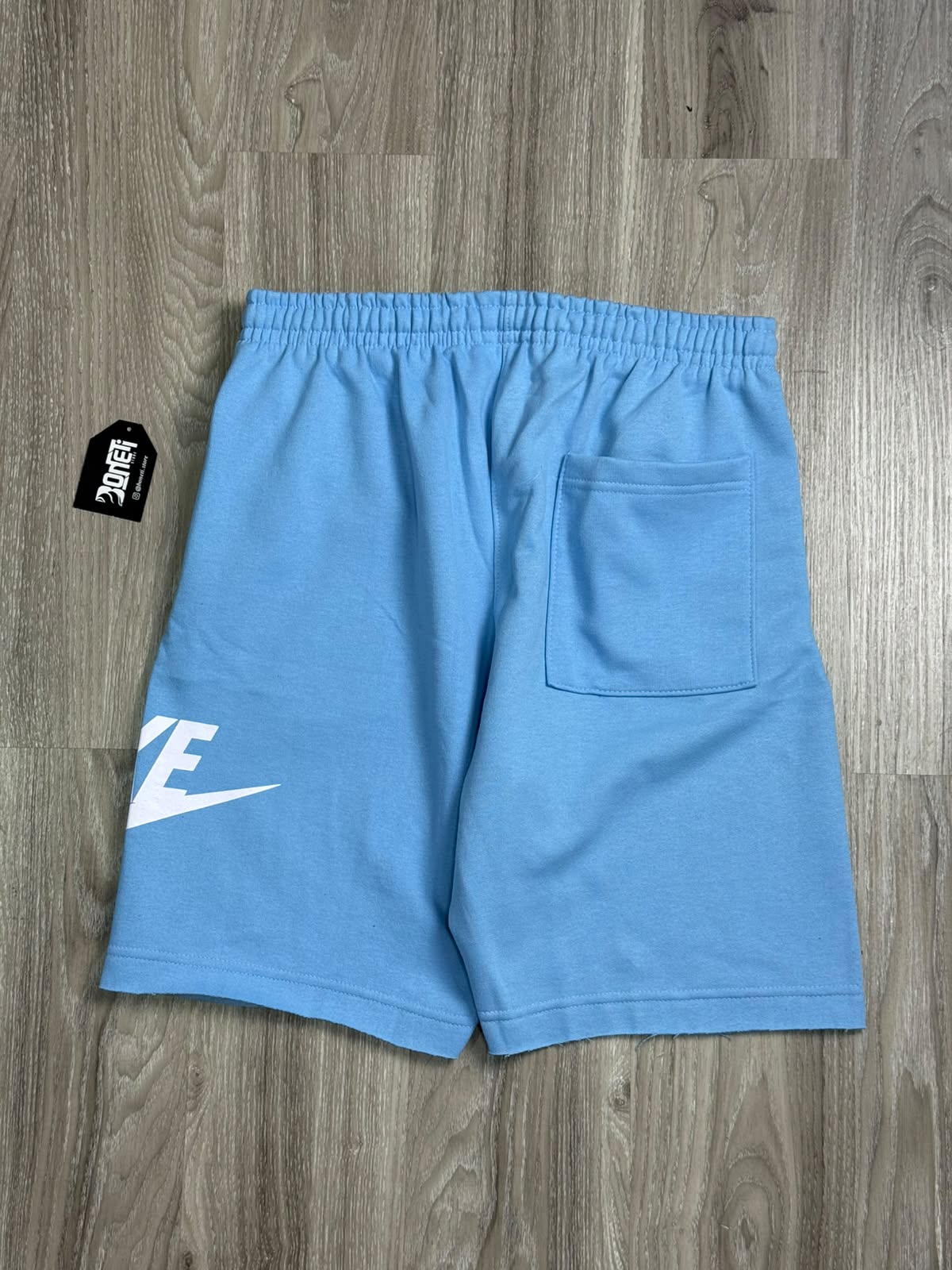 SHORTS MOLETOM NK ICON - AZUL