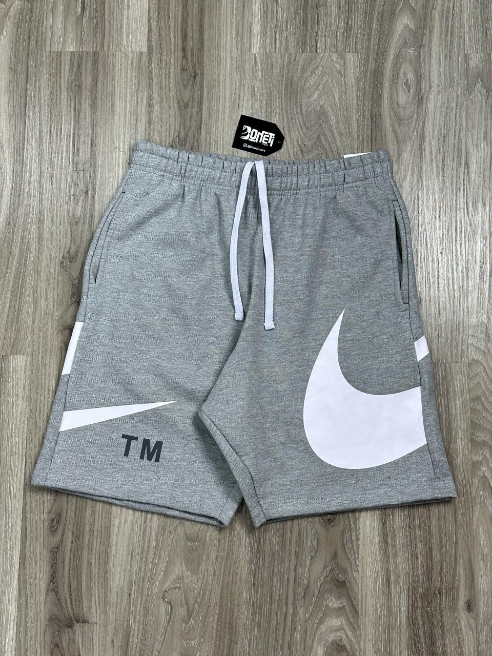 SHORTS MOLETOM NK BIG SWOOSH TM - CINZA