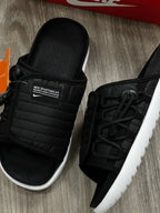 CHINELO SLIDE NK ASUNA 2.0 - PRETO/BRANCO