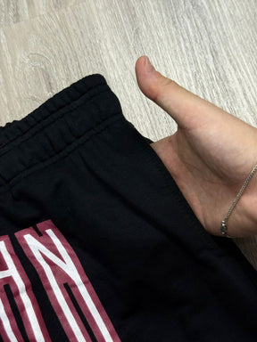 SHORTS MOLETOM JORDAN LOGO - PRETO