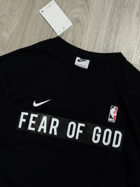 CAMISETA OVERSIZED NK NEW NBA FEAR OF GOD - PRETA