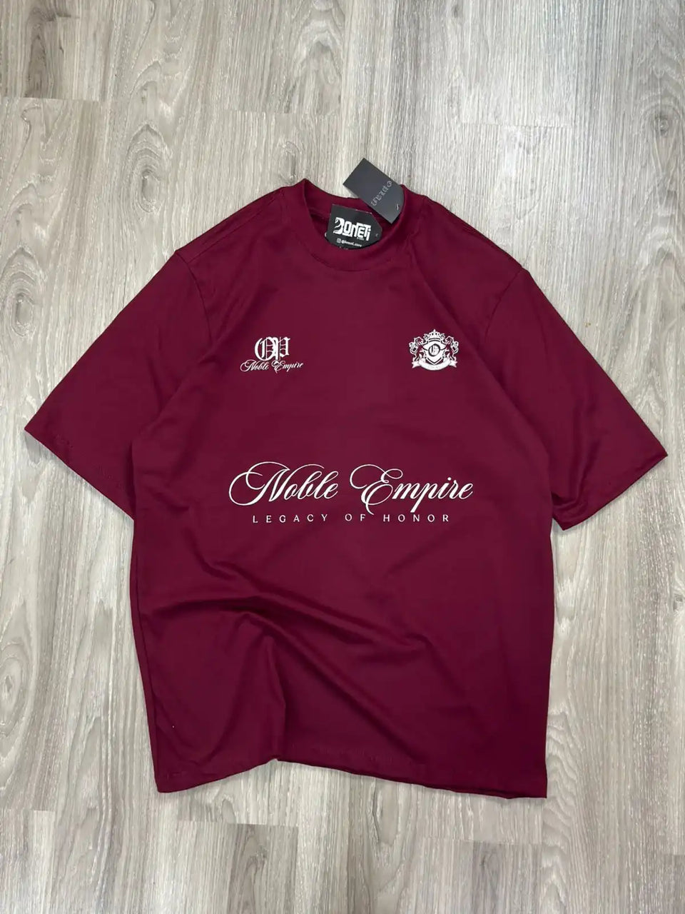 CAMISETA OVERSIZED OPLAN LEGACY - VINHO