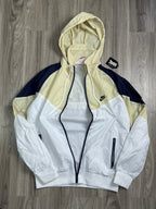 CORTA VENTO NK WINDRUNNER - CREME/AZUL
