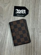 PORTA CARTÃO LV XADREZ - MARROM