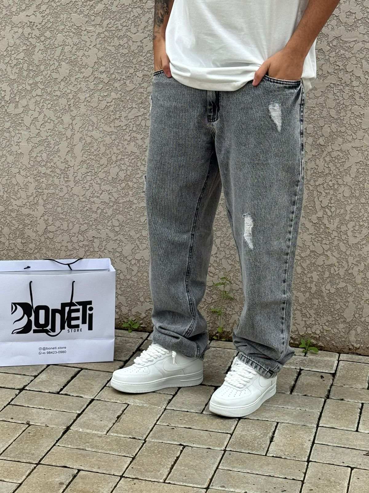 CALÇA JEANS RETA PRESENCE - 7566