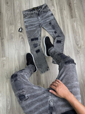 CALÇA JEANS ESCURO SKINNY CITY DENIM - 012