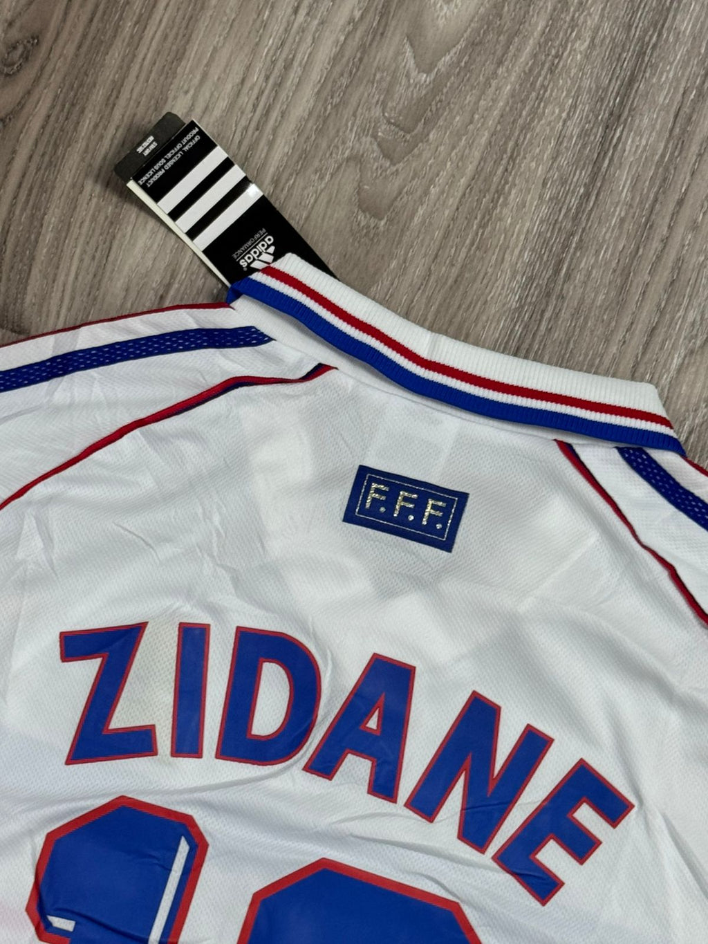CAMISA RETRÔ FRANÇA WORLD CUP 98 ZIDANE