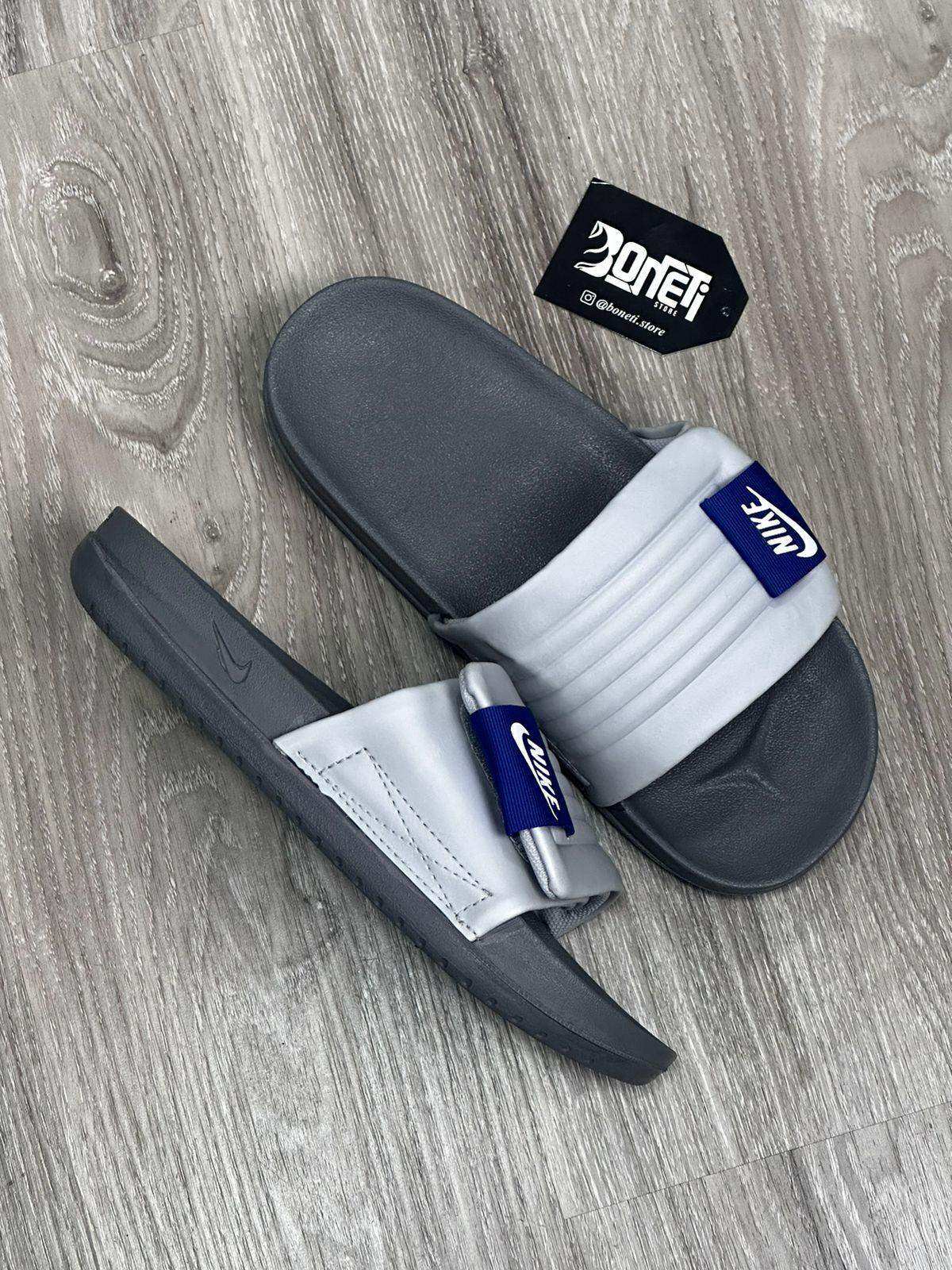 CHINELO SLIDE NK OFFCOURT - CINZA