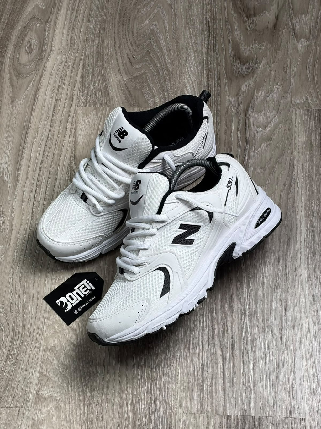 TÊNIS NB 530 - WHITE BLACK