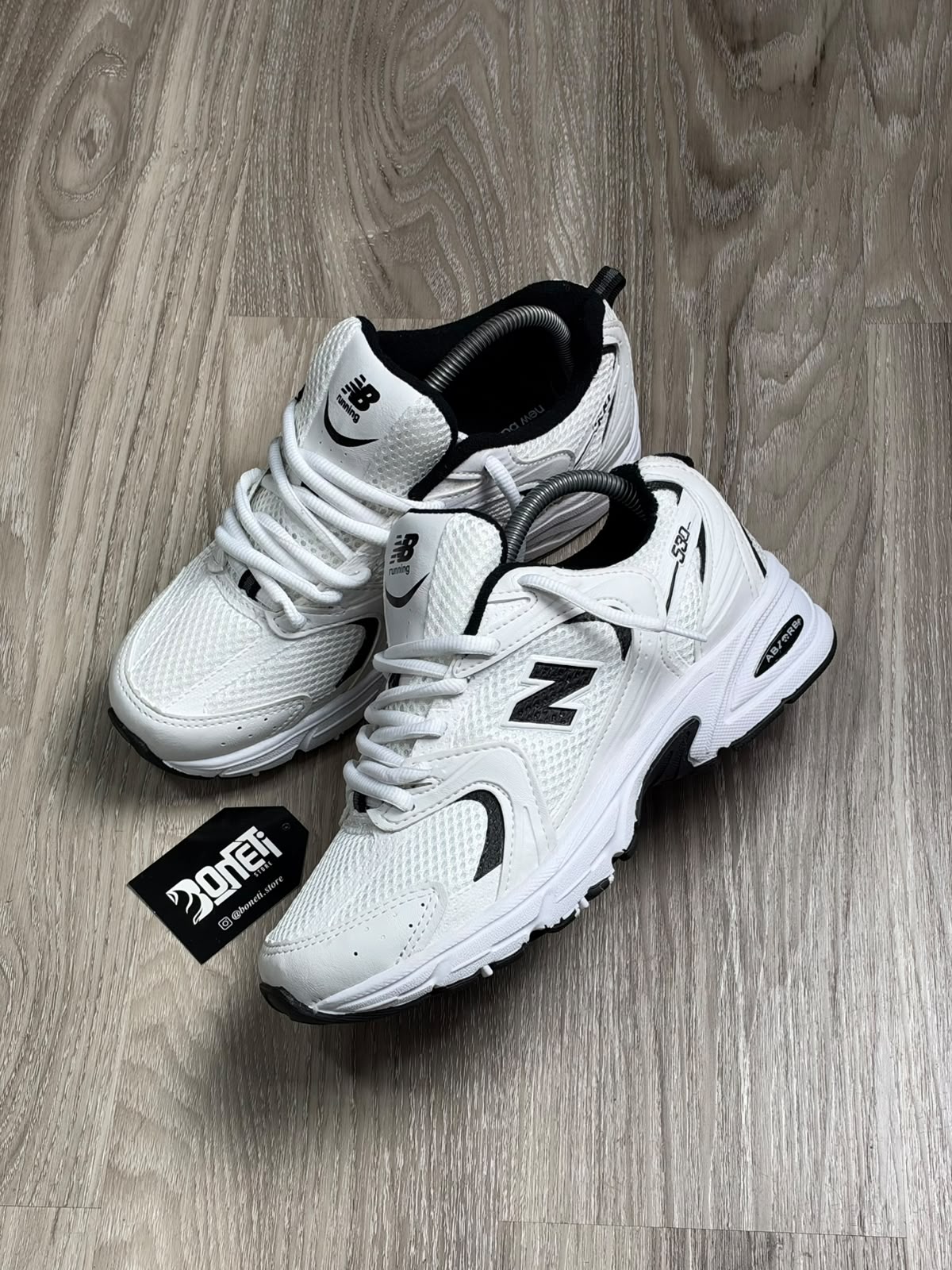 TÊNIS NB 530 - WHITE BLACK