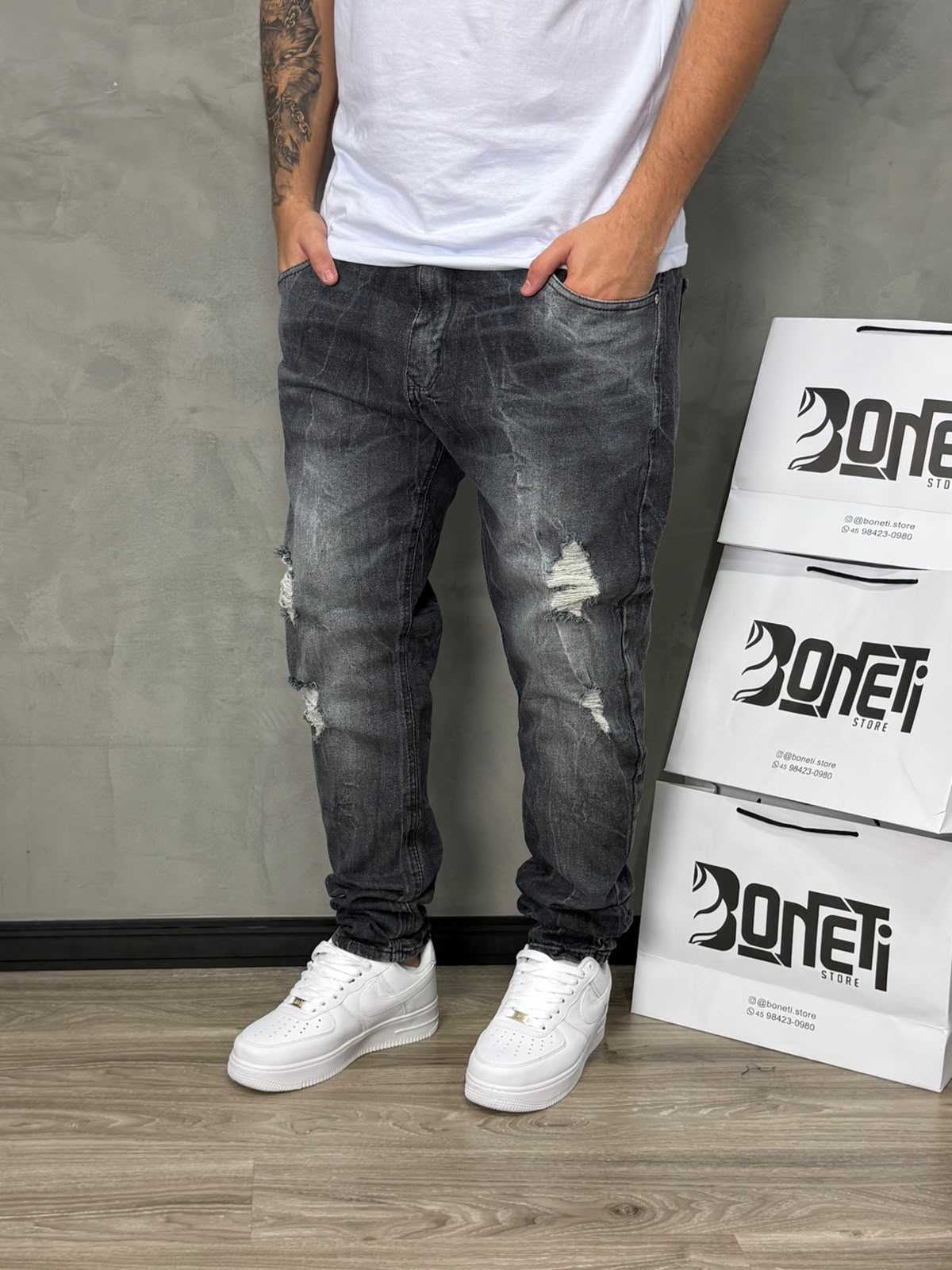 CALÇA JEANS SKINNY CITY DENIM - 6537