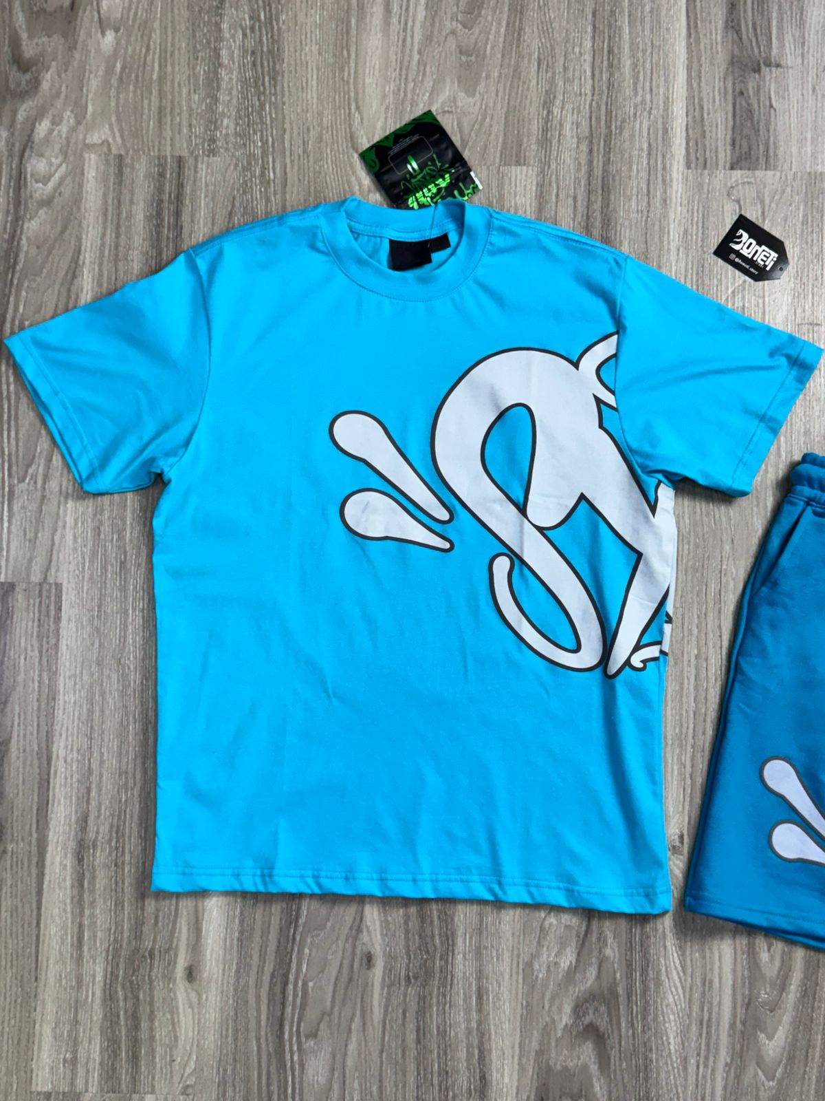 CONJUNTO SYNA WORLD SUMMER - AZUL TIFFANY – Boneti Store | Oficial