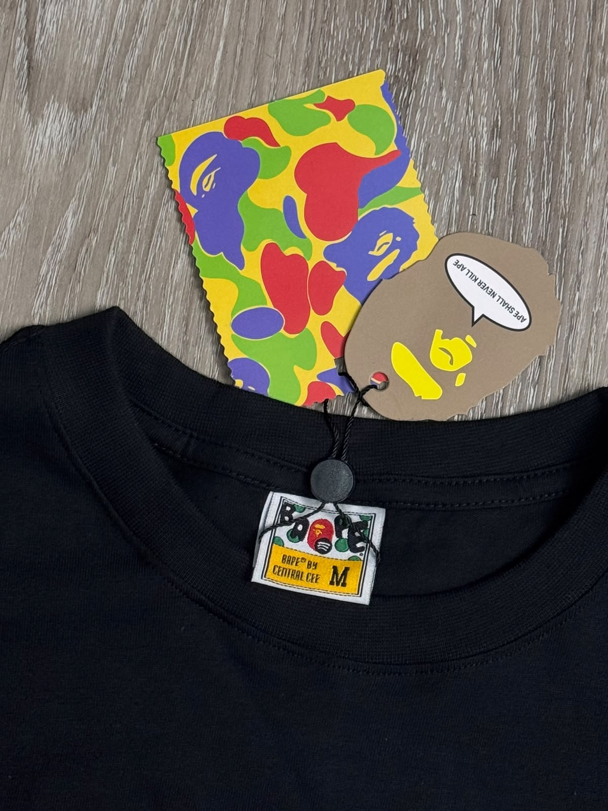 CAMISETA BAPE CAMO STA COLLEGE PINK - PRETA