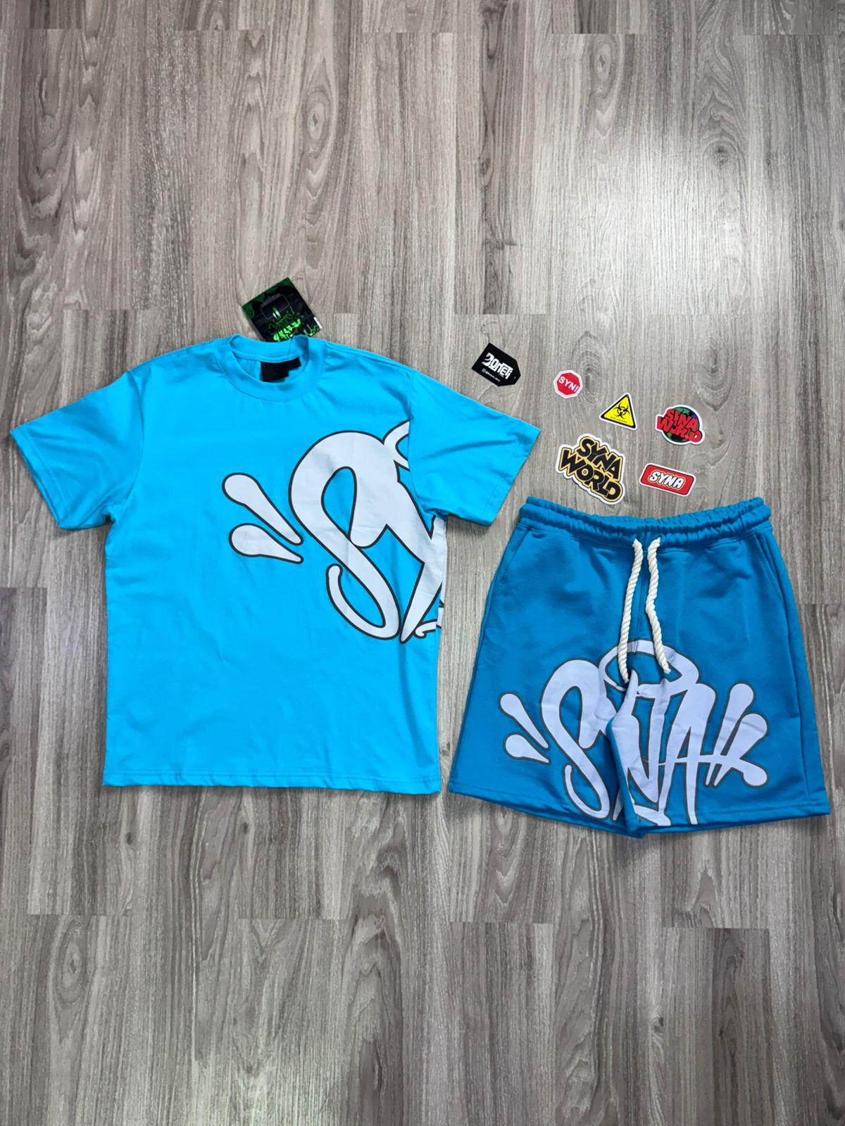 CONJUNTO SYNA WORLD SUMMER - AZUL TIFFANY – Boneti Store | Oficial